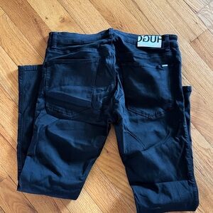 HUGO Black Straight Leg Jeans